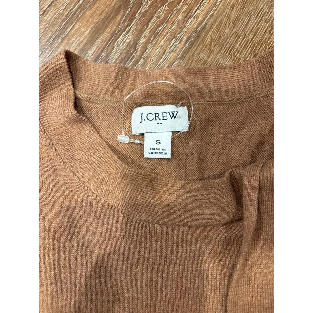 J Crew women's brown sweater NWOT